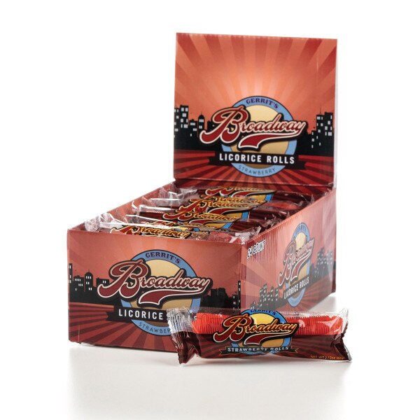 Gerrit'sâ„¢ Broadway Strawberry Rolls Candies, Gummies & Licorice